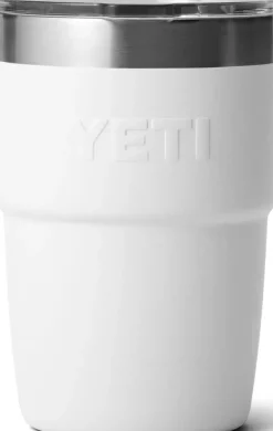 Coffee Mugs & Flasks-Yeti Rambler 8oz Stackable Cup - White