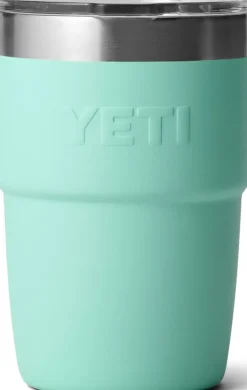 Coffee Mugs & Flasks-Yeti Rambler 8oz Stackable Cup - Seafoam