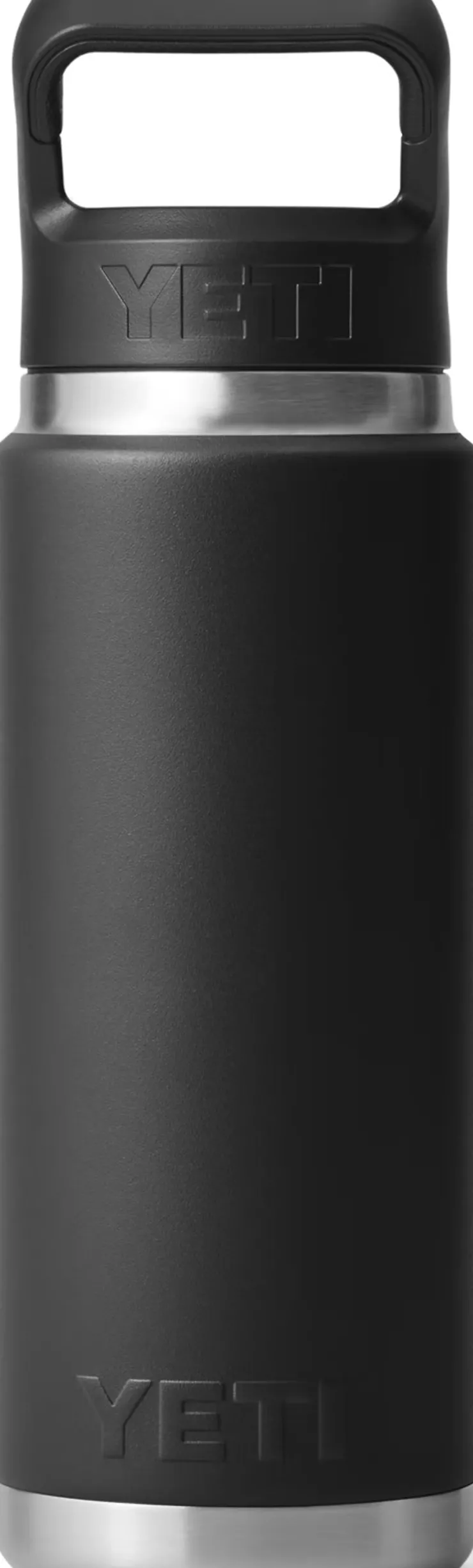 Coffee Mugs & Flasks-Yeti Rambler 26oz Straw Bottle - Black