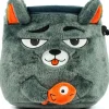 Chalk & Chalkbags-YY Vertical Chalk Bag - Grey Cat